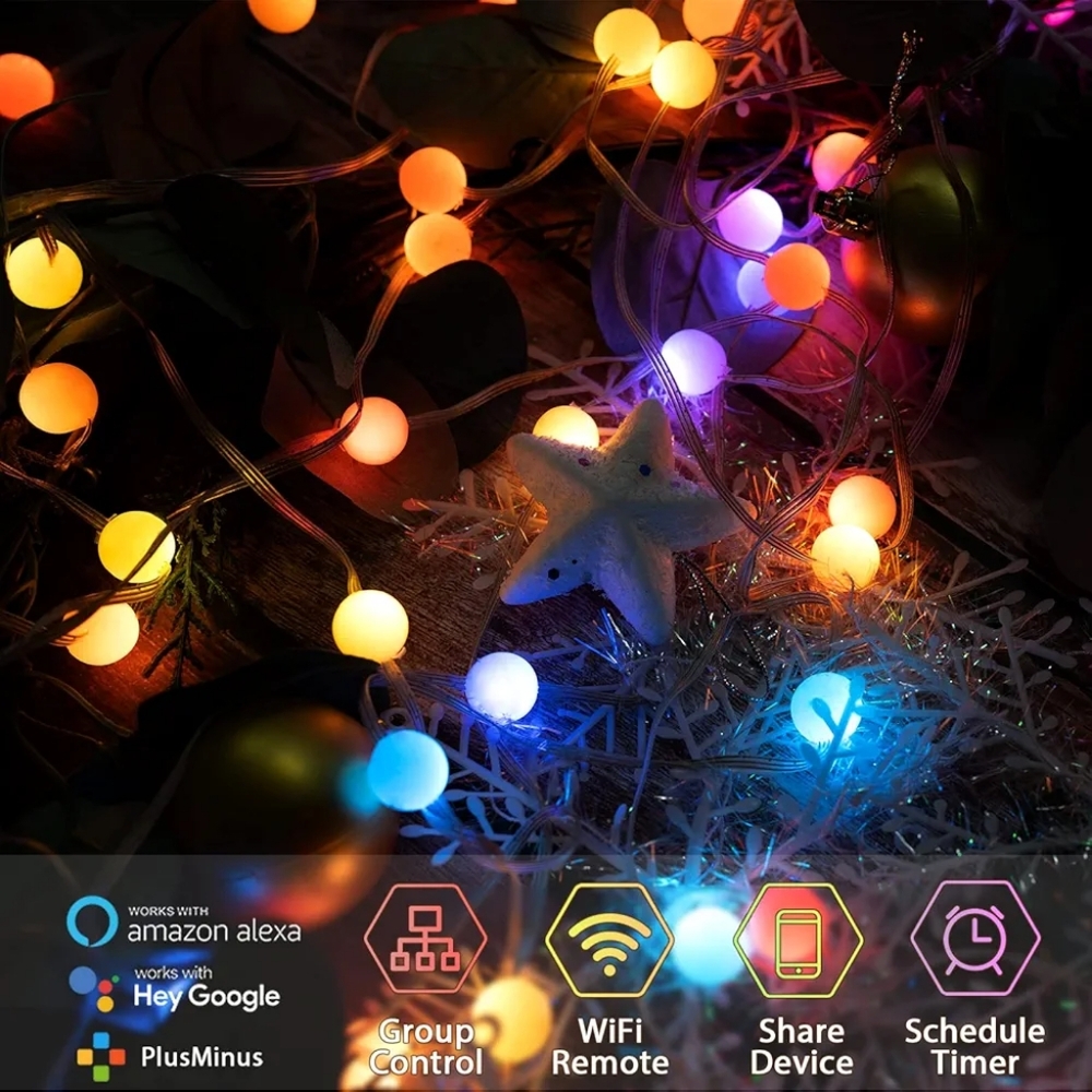 32.8FT Smart Fairy String Lights -LUMIMAN - Picture 6 of 11